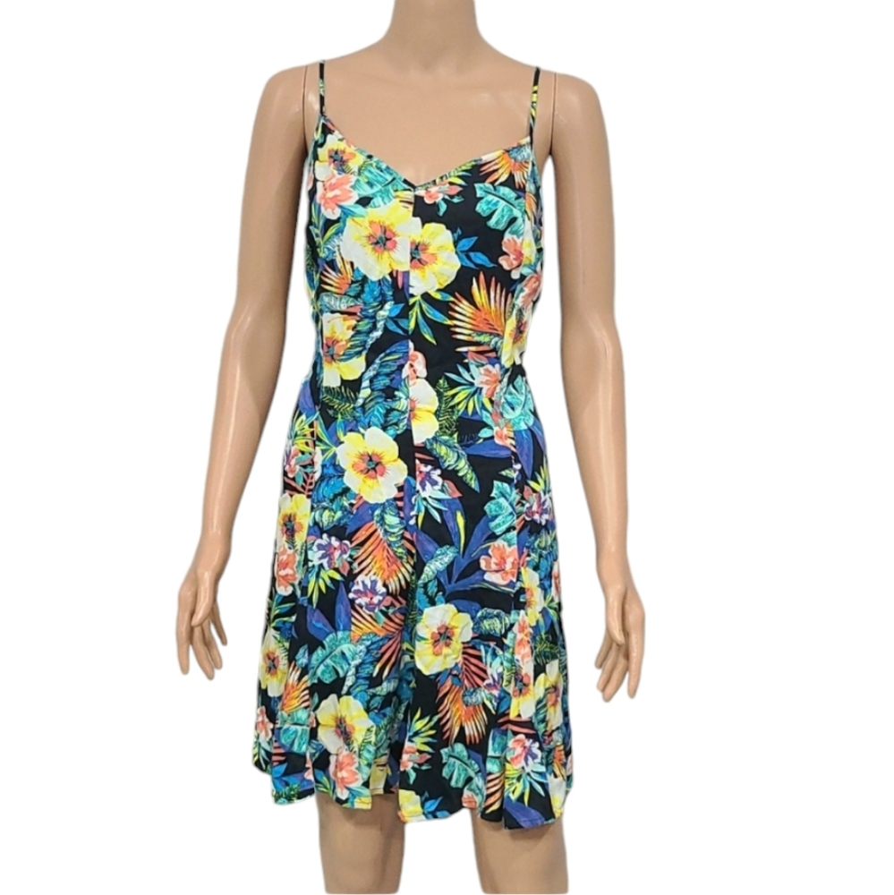 Decree Hautetropical multicolored dress Size XL 100% Rayon